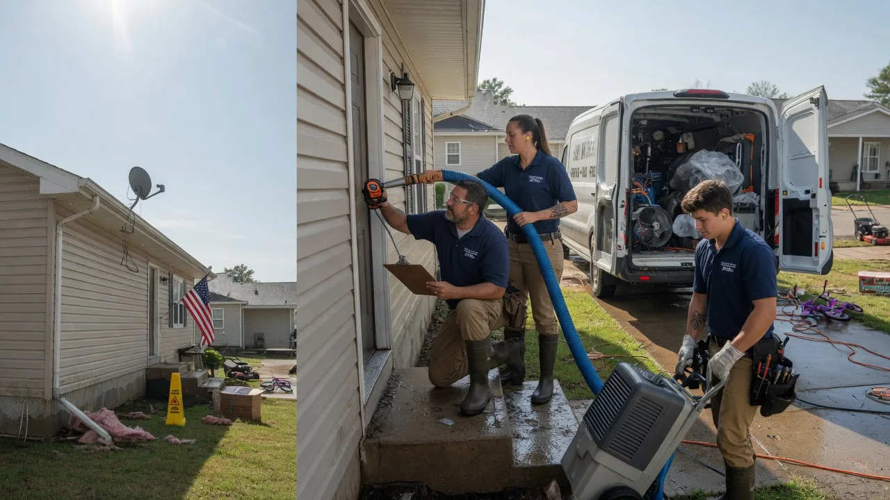Ceiling Water Damage Restoration in Warrenville, IL near me